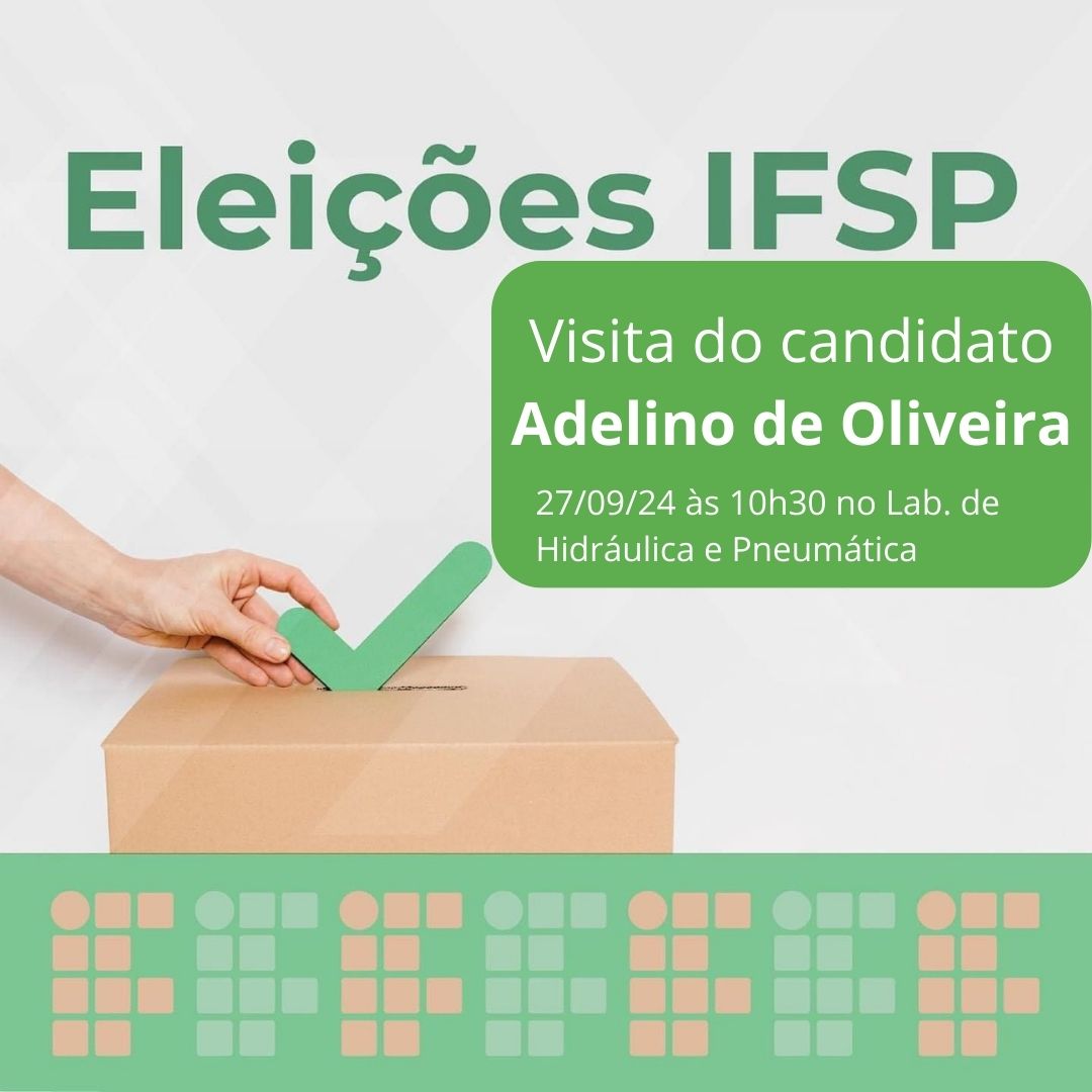 Eleições visita do adelino