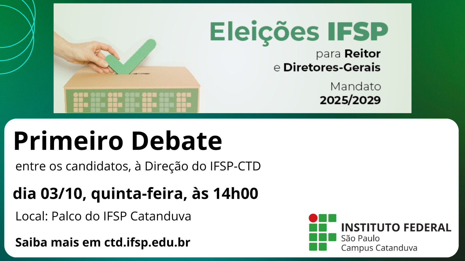 banner primeiro debate